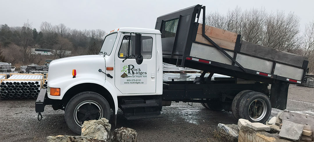 Photo of Rock Ridges Landscape Supply Yard Delivery Truck 